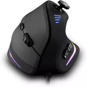세로 마우스 인체공학적 USB 유선 5D 로커 10000 DPI 11개의 프로그래머블 버튼 게이머/PC/노트북/컴퓨터용