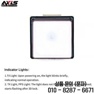 Axisflying M10 GPS 모듈 내장 전자 나침반 QMC5883 RC 비행기 FPV 장거리 용 UBLOX 프로토콜