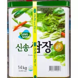 신송 쌈장 캔 14kg 소스 양념 된장 장류