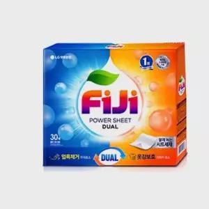 엘지생활건강 FIJI 디나자임 딥클린 시트세제 30매