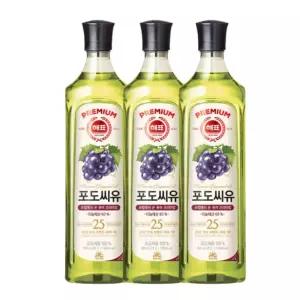 사조해표 포도씨유 900ml 3개
