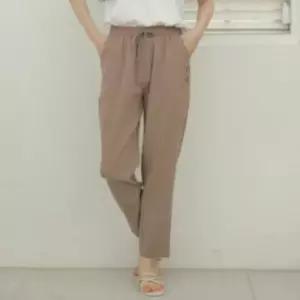 여성 밴딩 9부 여름 슬랙스 팬츠 바지 아이스 인견