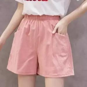 반바지 코튼 린넨 캐주얼 패션 핫팬츠 밴딩팬츠 면바지 여름