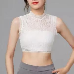 반목 목폴라 레이스 터틀넥 폴라티 이너나시 민소매