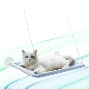 튼튼한 고양이 해먹 창문 선반 반려묘 침대 쉼터 창틀 캣타워