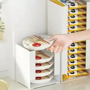 즉석 식품 라면 정리 수납함 보관함 식당 분식집