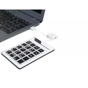 사무용 숫자 키패드 은행 실리콘 저소음 USB 19노트북키보드 컴퓨터보드 데스크탑보드 자판기 가성비보드