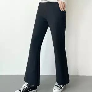 여성 롱 부츠컷 융털 기모 밴딩 팬츠 바지