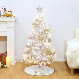 PrimeBulk 120cm 화이트 트리 풀세트(전구포함) 크리스마스 중소형 장식 인테리어 데코 소품 파티용품