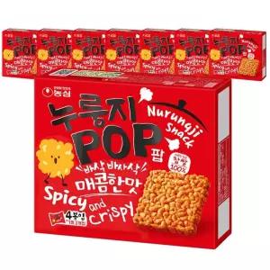 농심 누룽지팝 매콤한맛 142g x 8개