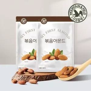 산과들에 25년산 햇 볶음아몬드400gx2봉 고소한 볶은아몬드 견과류