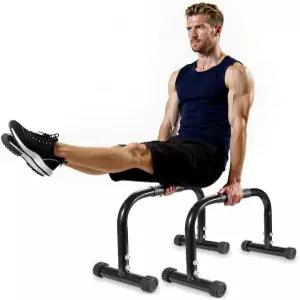 AmazeFan Parallettes Bars 고강 푸시업 바 강도 훈련용 핸드스탠드 칼리스테닉스 및 딥 손잡이 바닥
