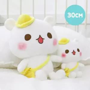 게스쿠마 인형 30cm 아기곰 캐릭터 화이트 애니멀 봉제 동물 선물용 귀여운