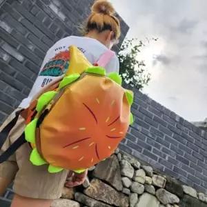 남여공용 가방 햄버거 여성 백팩 귀여운 가방