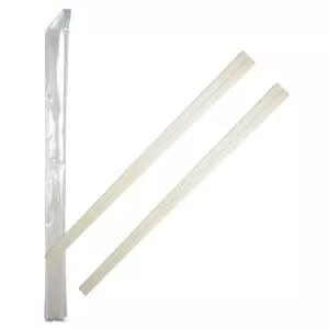 백양목 젓가락(비닐포장) (50pairs bag x 100 bags ctn) 나무 저분 식기 원목 일회용 캠핑 대나무 일식 개