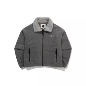 코닥 POLARTEC 플리스 스탠넥 자켓 우먼 M.GREY K5322RFJM1MGR 5510821