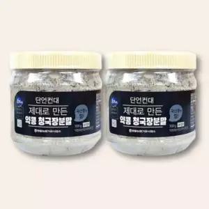 영월농협 동강마루 쥐눈이콩 약콩 청국장 분말 500g x 2개 국산콩 건강 발효분말