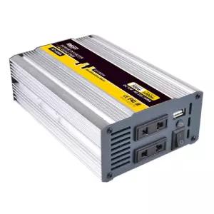 -12V DC AC 인버터 IVT-500A DC12V 500W (1EA)배터리 차량용 유사계단파 정현파 12V 교류 변압기 캠핑용 파