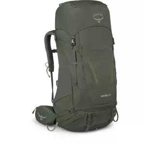 오스프리 Kestrel 68L 남성용 배낭여행 백팩, 분재 그린, S/M