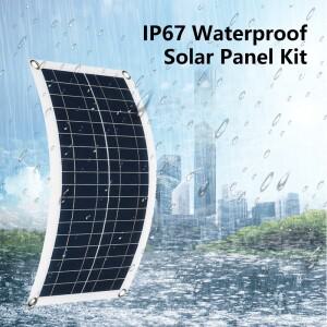 1000W 12V 태양광 패널 100A 컨트롤러 포함 휴대폰 핸드폰 RV 자동차 MP3 PAD 충전기 야외 배터리 공급 캠