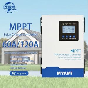 MYAMi 120A 30A 60A 12V 24V 36V 48V 60V 72V 오프그리드 태양광 시스템 배터리 충전기 RS485 Mppt PV 150V
