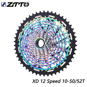 ZTTO ULT MTB 자전거  카세트 프리휠 얼티밋 XD 호환 스프로킷  초경량 이글 Gx용  12V K7  10-50T  52T 속