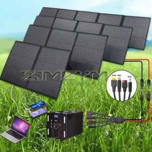 접이식 태양광 패널 300W / 250W 발전소용 발전기