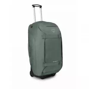 오스프리 Sojourn 71.1cm(28인치)/80L 바퀴 달린 여행용 백팩, 하네스 포함, 코세렛 그린