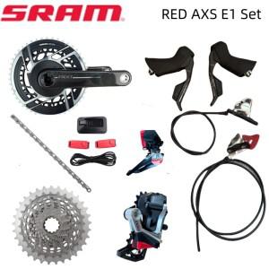 SRAM호환 Red eTap AXS 2x12s 그룹셋 유압 Ddisc 브레이크 로드 E1 크랭크셋 카세트 시프트 시스템