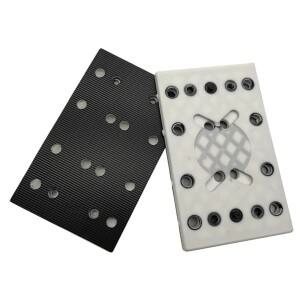 130X80mm 훅앤루프 샌딩 패드 교체 플레이트 (페스툴 RTS 400 REQ 사각 광택 디스크