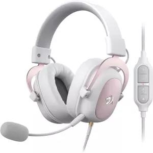 레드라곤 H510 제우스 화이트 유선 게임 헤드셋 7.1 서라운드 사운드 메모리 폼 이어 패드 53MM 드라이버