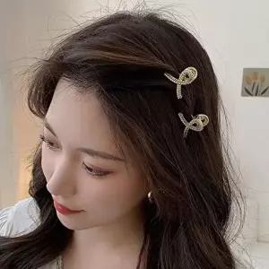 앞머리 잔머리 깔끔 정리 예쁜 미니 집게핀 2종세트 (HSJ-WE4ABC7)