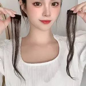 자연스러운 사이드뱅 S자 앞머리 피스 부분 가발 (HSJ-WF8CDEC)
