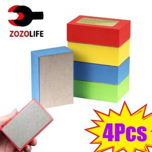 1/4피스 다이아몬드 핸드 폴리싱 패드 타일 유리 연마 그라인딩 블록 스톤 대리석 세라믹 샌딩 디스크 폴란