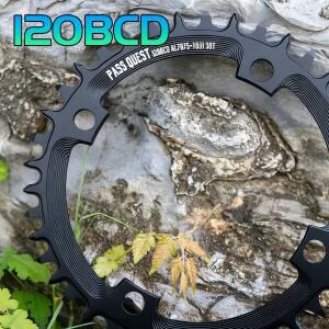 4볼트 120 BCD 체인링 120bcd 내로우 와이드 36t 38 40t 42 44t 46 48t 크라운 프론트 스프라켓 12단 로드