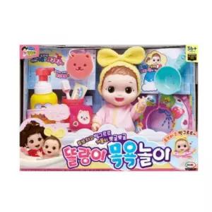 [룽스_63]장난감 아기 유아 욕조 엄마놀이 세트 목욕 인형