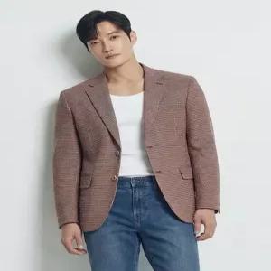 PAT 남성] 체크 패턴 테일러드 린넨 자켓_1K31201