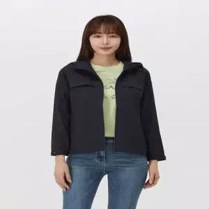 PAT 여성] 후디드 배색 매쉬안감 점퍼_QK21331