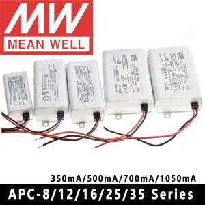 Mean Well APC-8/12/16/25/35-250/350/500/700/1050mA Meanwell 실내 LED 조명 SMPS 정전류 스위칭 전원 공