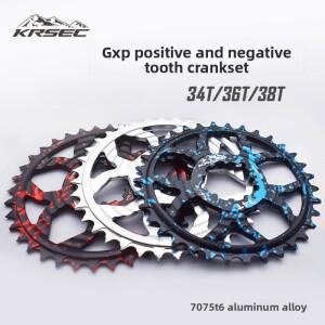 산악 자전거 싱글 디스크 GXP 다이렉트 마운트 체인링 좁은 와이드 32T 34T 36T 통합 크랭크 셋 휠 부품