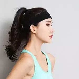 넓은 여자 헤어밴드 와이드 얇은 스포츠 무지 머리띠 (HSJ-W9CA155)