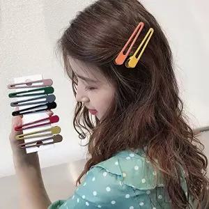 여성 다양한 색상 잔머리 뒷머리 옆머리 집게핀 (HSJ-WFFQKMX)