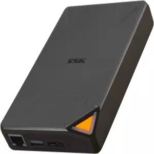 WiFi 핫스팟이 있는 SSK 1TB 휴대용 외장 솔리드 스테이트 드라이브 자동 백업 휴대폰/태블릿 PC/노트북