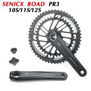 SENICX 도로 자전거 2x10 /11/12 속도 크랭크 체인링 휠 50-34T 53-39T 36-52T 30-46T 이중