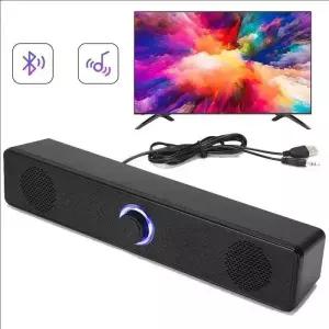 골전도스피커 PC 사운드 바 유선 블루투스 스피커 TV USB 노트북 게임 홈시어터 서라운드 오디오