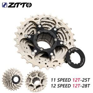 ZTTO 11단 12T-25T 12단 로드 바이크 카세트 11S 12S 자전거 프리휠 K7 그래블 레이싱 스프라켓 HG 구조