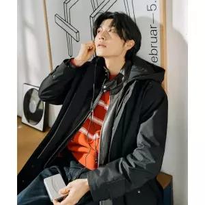 빈폴 BEANPOLE MEN 후드 디태처블 코트 블랙 (BC5130CP25) BC5130CP25 161299