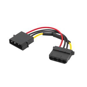 Molex 컴퓨터 PC 케이스 팬 속도 감속기  저소음 연장 코드 어댑터  4 핀