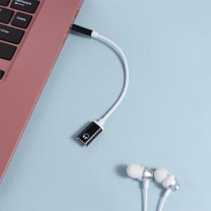수-C 타입 암 헤드폰 Aux 케이블 변환기  C 타입-3.5mm 잭 이어폰 오디오 어댑터 3.5mm  1 개