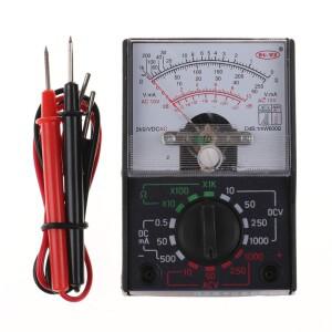 MF-110A 아날로그 멀티미터  펜 포함  DC/AC 250V 1000V 전압계  250ma 계량기 테스터 Mf-110a